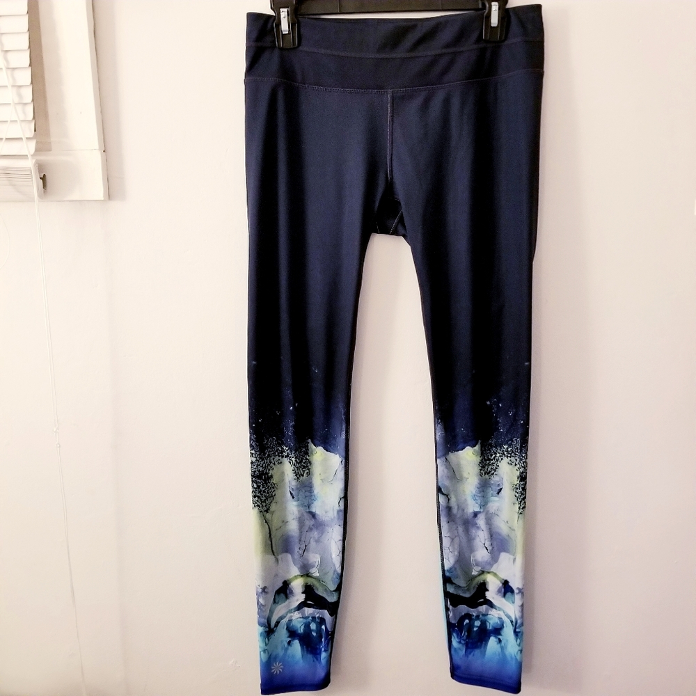 Athleta blue elation workout tights/leggings